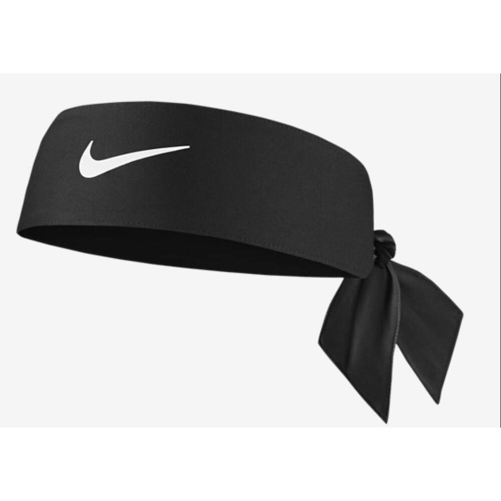 Nike Dri-Fit Head Tie 4.0 Black with White Nike Logo - Adult - New with Tags